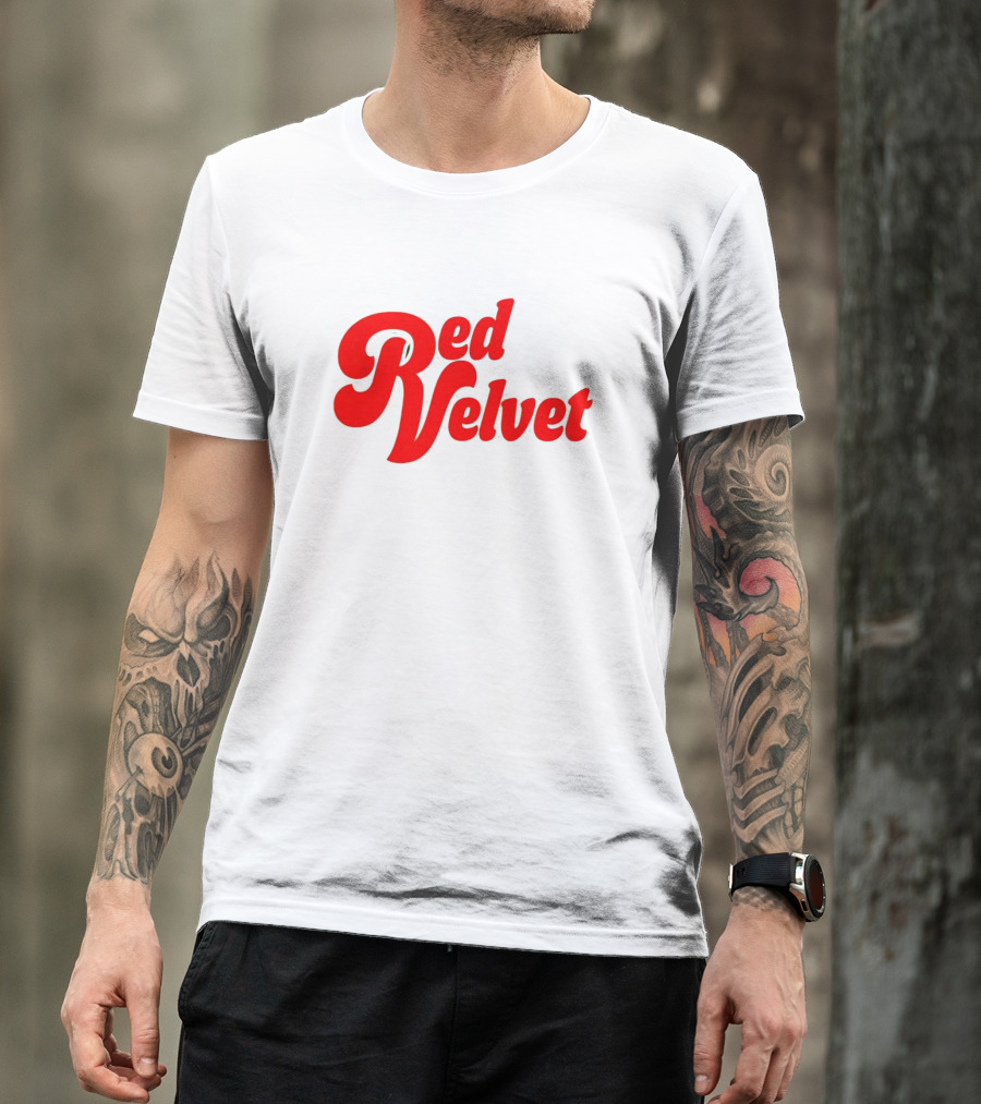 Kevin Huerter Red Velvet Bold Retro Script T-Shirt