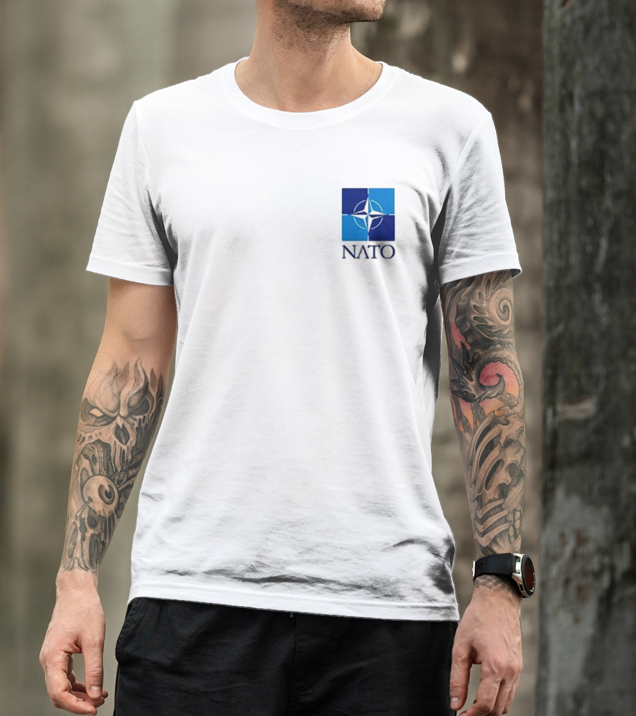 NATO Flag Emblem Logo T-Shirt