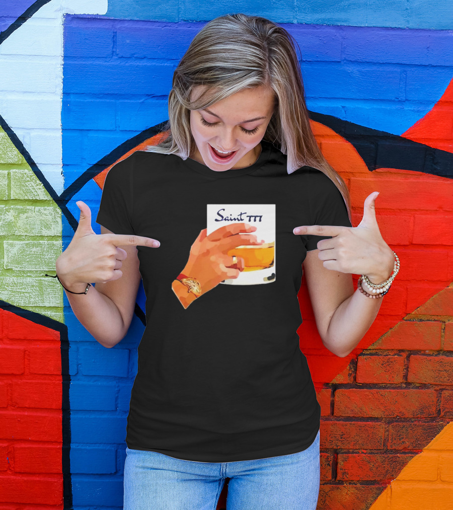 Saint 777 Whiskey Hand Watch T-Shirt