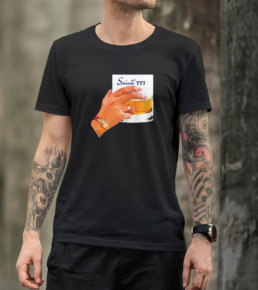 Saint 777 Whiskey Hand Watch T-Shirt