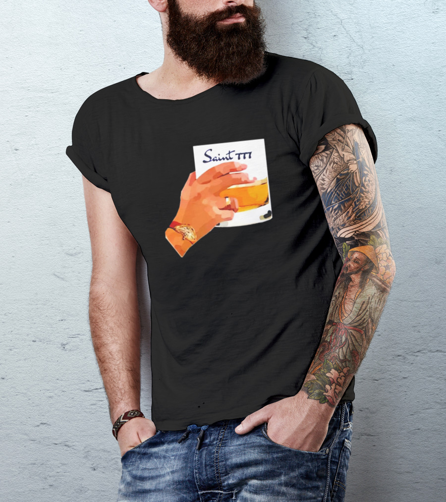 Saint 777 Whiskey Hand Watch T-Shirt