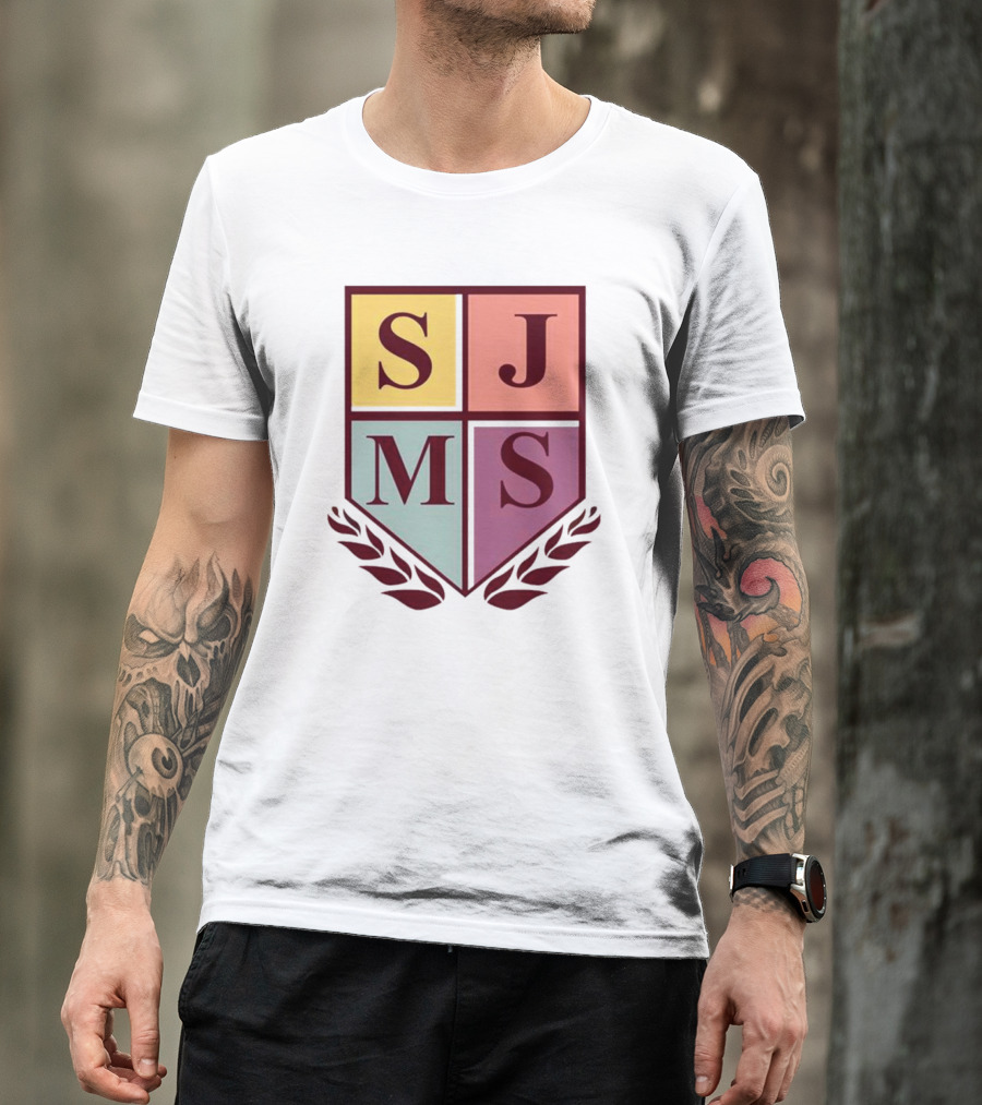 SJMS Shield Emblem Amphibious Crest Metal T-Shirt