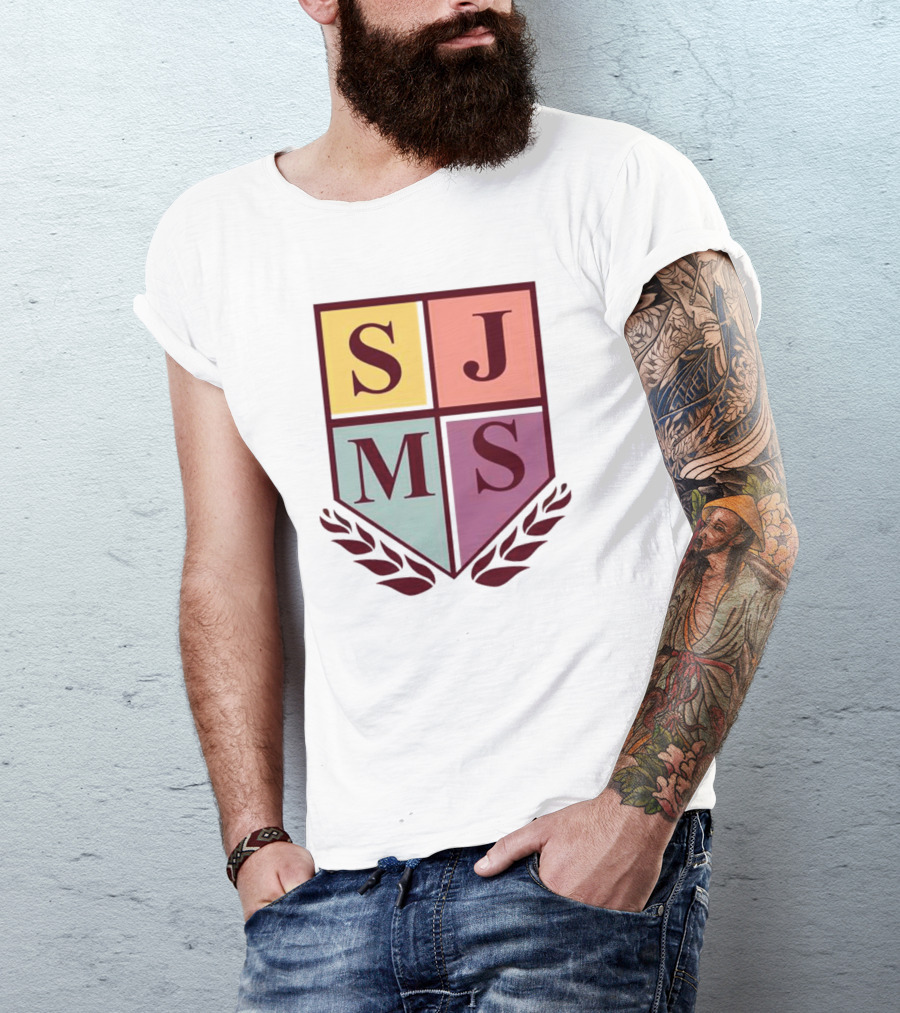 SJMS Shield Emblem Amphibious Crest Metal T-Shirt