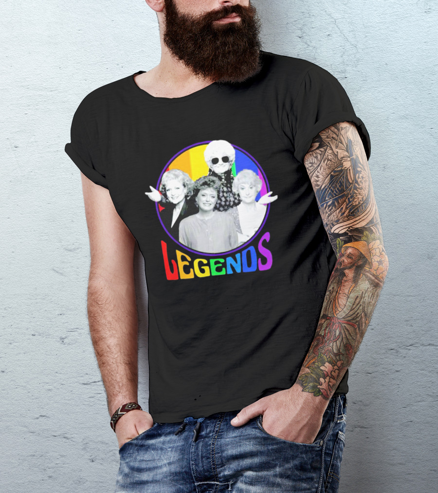 Golden Girls Legends Rainbow Pride T-Shirt