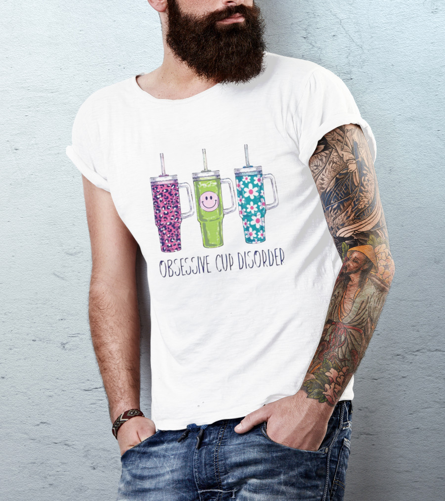 Obsessive Cup Disorder Leopard Smile Daisy T-Shirt