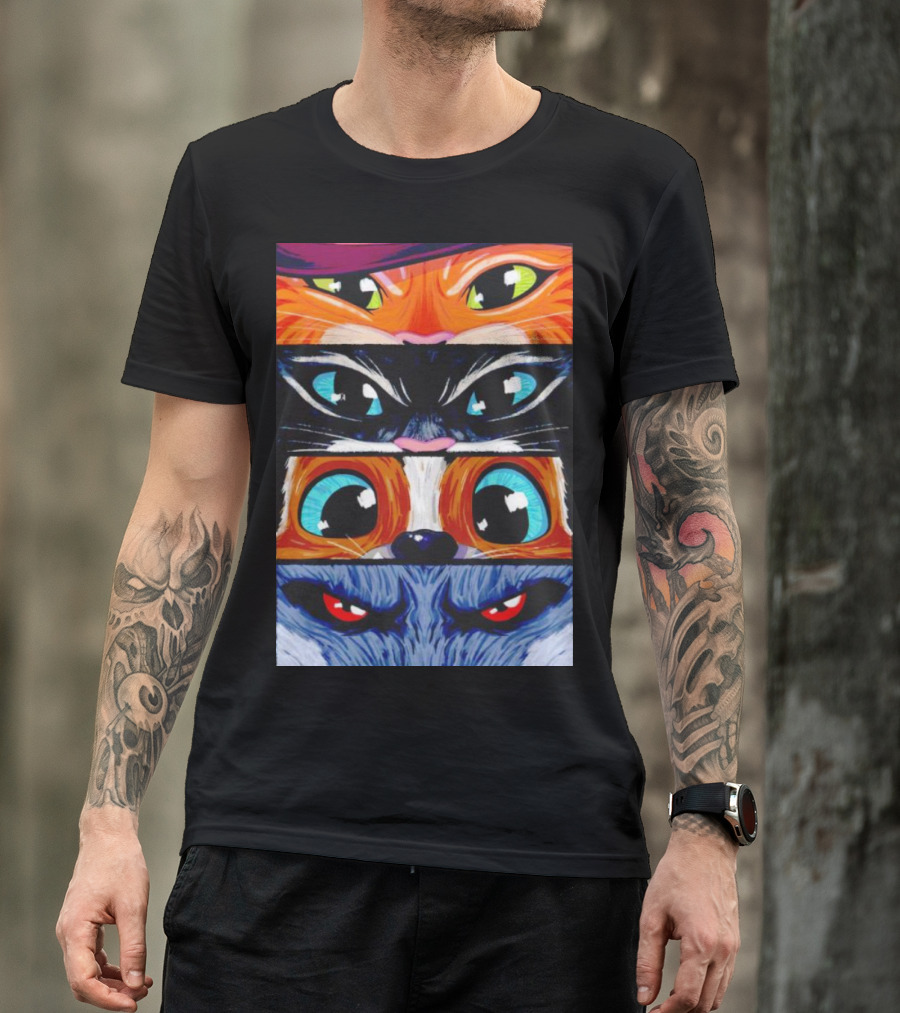 Puss In Boots Eye Expressions Collection T-Shirt