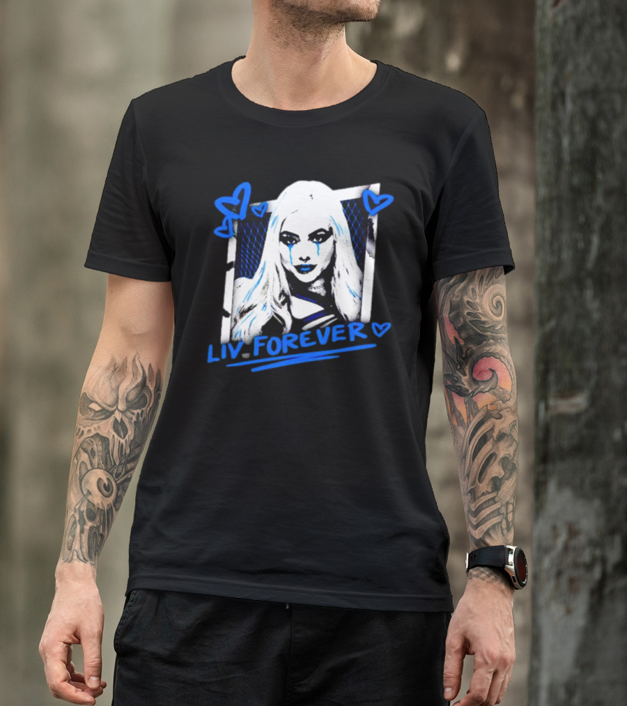 Liv Forever Crying Hearts Bayley Wearing A Liv Morgan T-Shirt