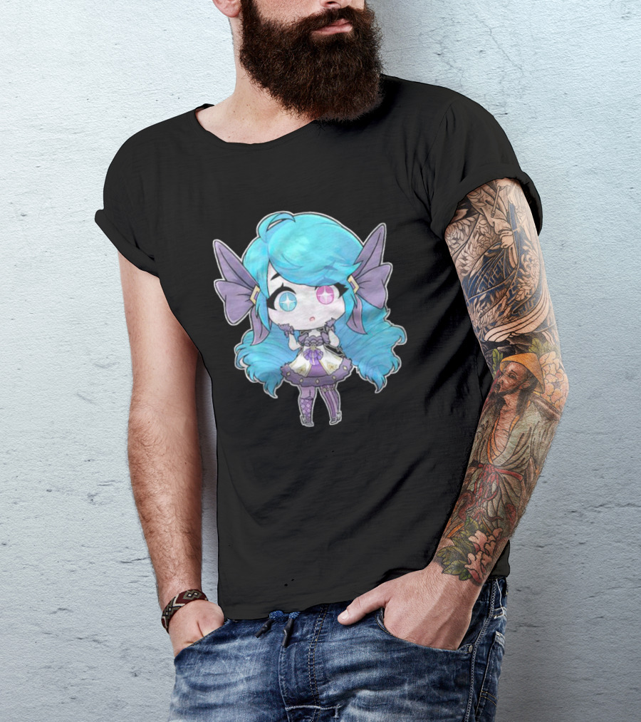Cute Gwen Chibi LOL Character T-Shirt