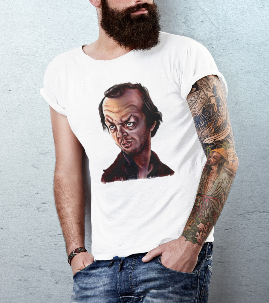 Jack The Caretaker Jack Torrance The Shining Caricature T-Shirt