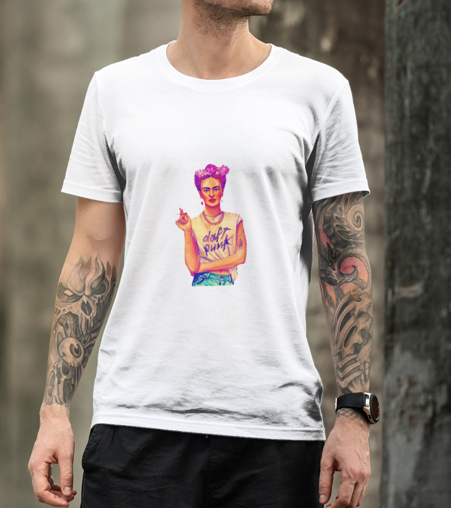 Jorge R. Gutierrez Frida Kahlo Daft Punk T-Shirt