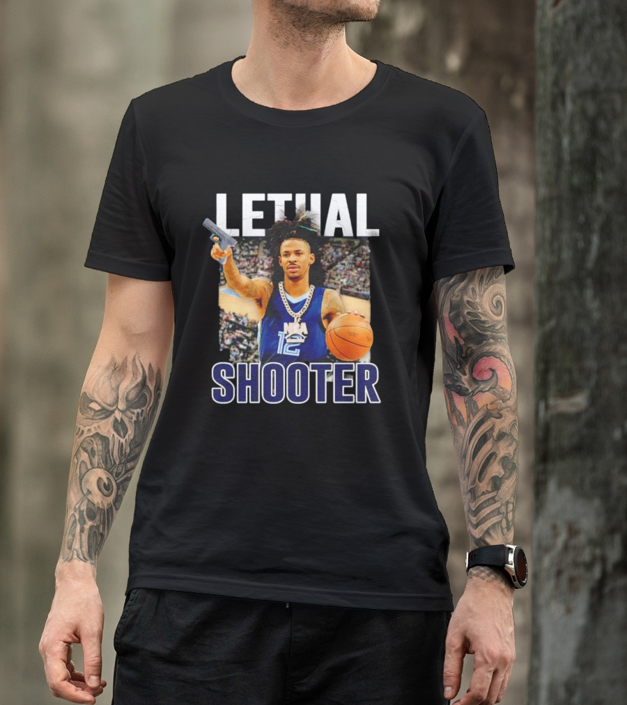 Ja Morant Lethal Shooter NBA Basketball Player T-Shirt