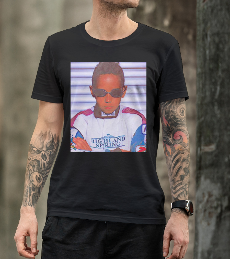 Highland Spring Racing Suit Young Lewis Hamilton T-Shirt