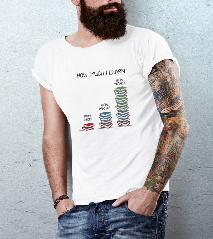 How Much I Learn From Theory Practice Mistakes T-Shirt
