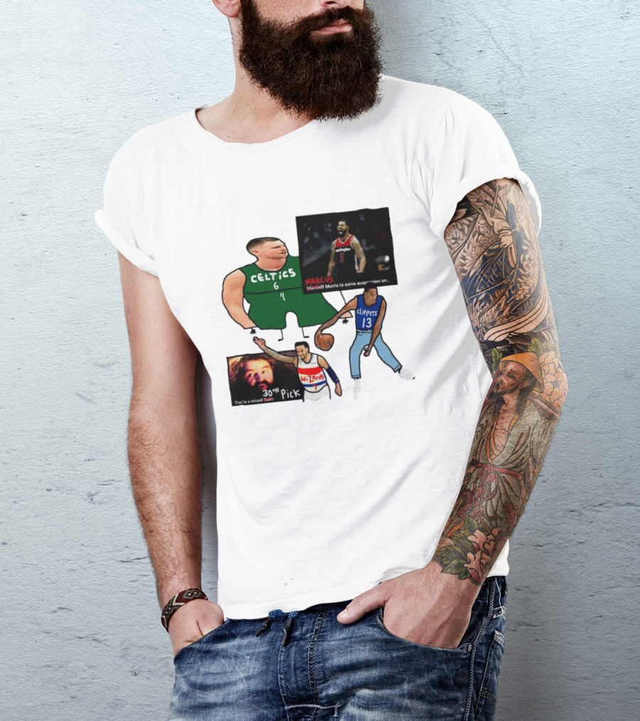 If Y’all Are Having Trouble Visualizing The Celtics Marcus Morris Wizards 30th Pick Clippers T-Shirt