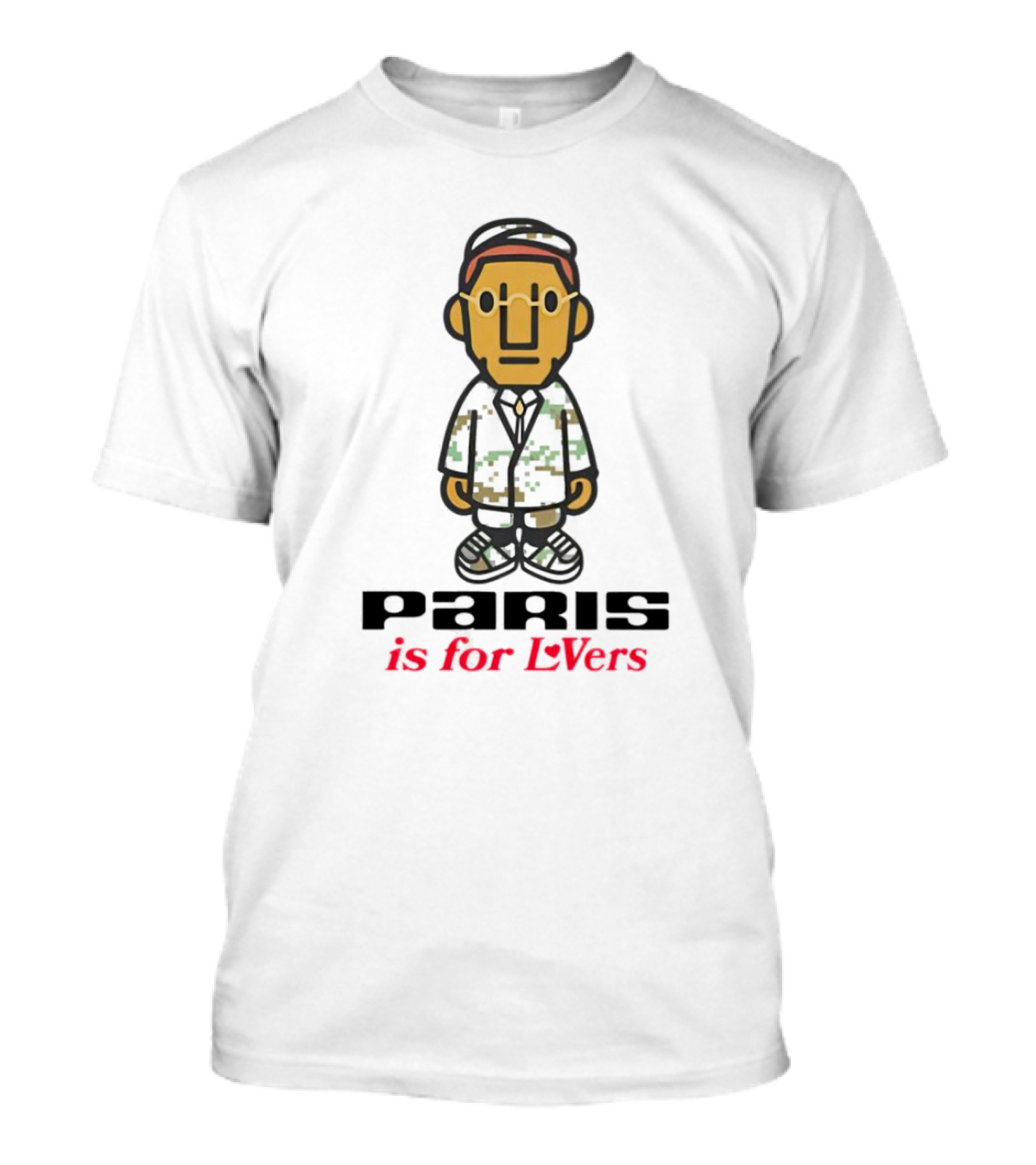 Paris Is For Lovers Soldier Camouflage T-Shirt