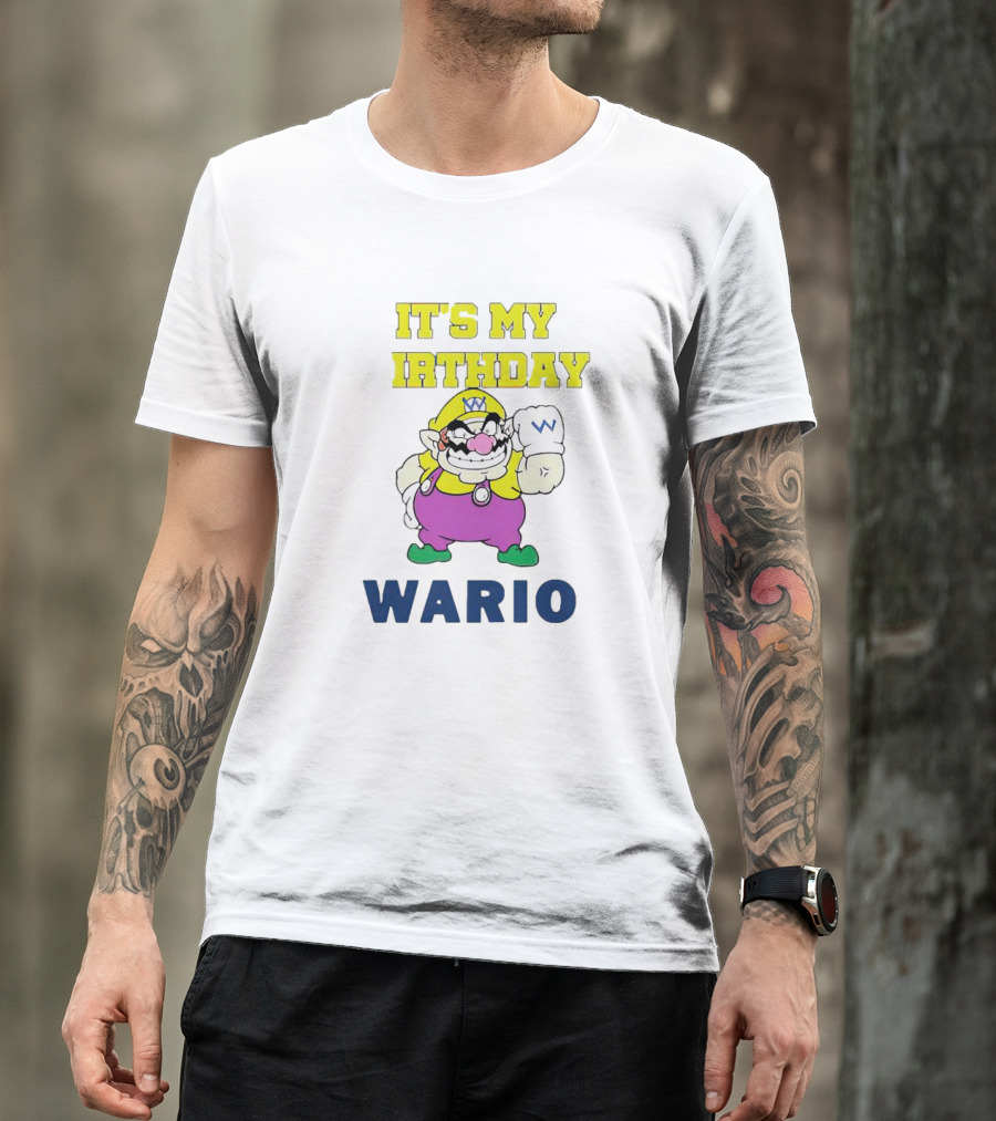 It's My Birthday Wario T-Shirt