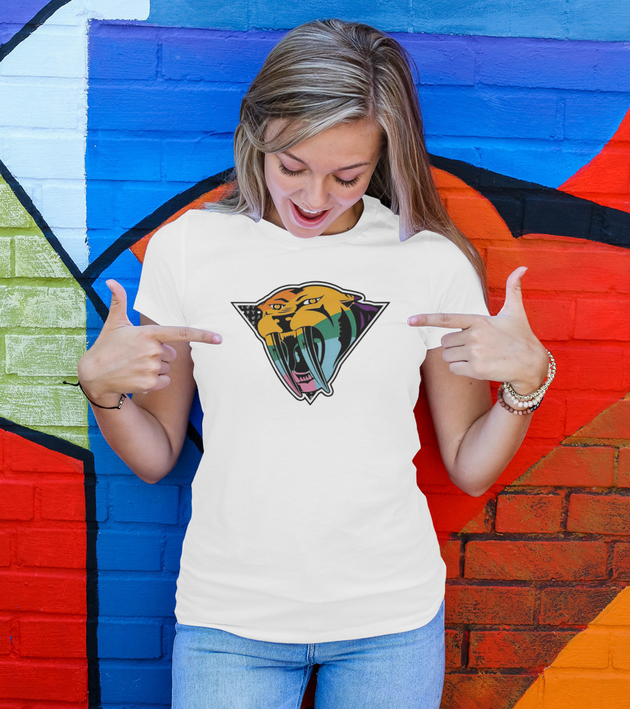 Nashville Predators Pride Rainbow T-Shirt