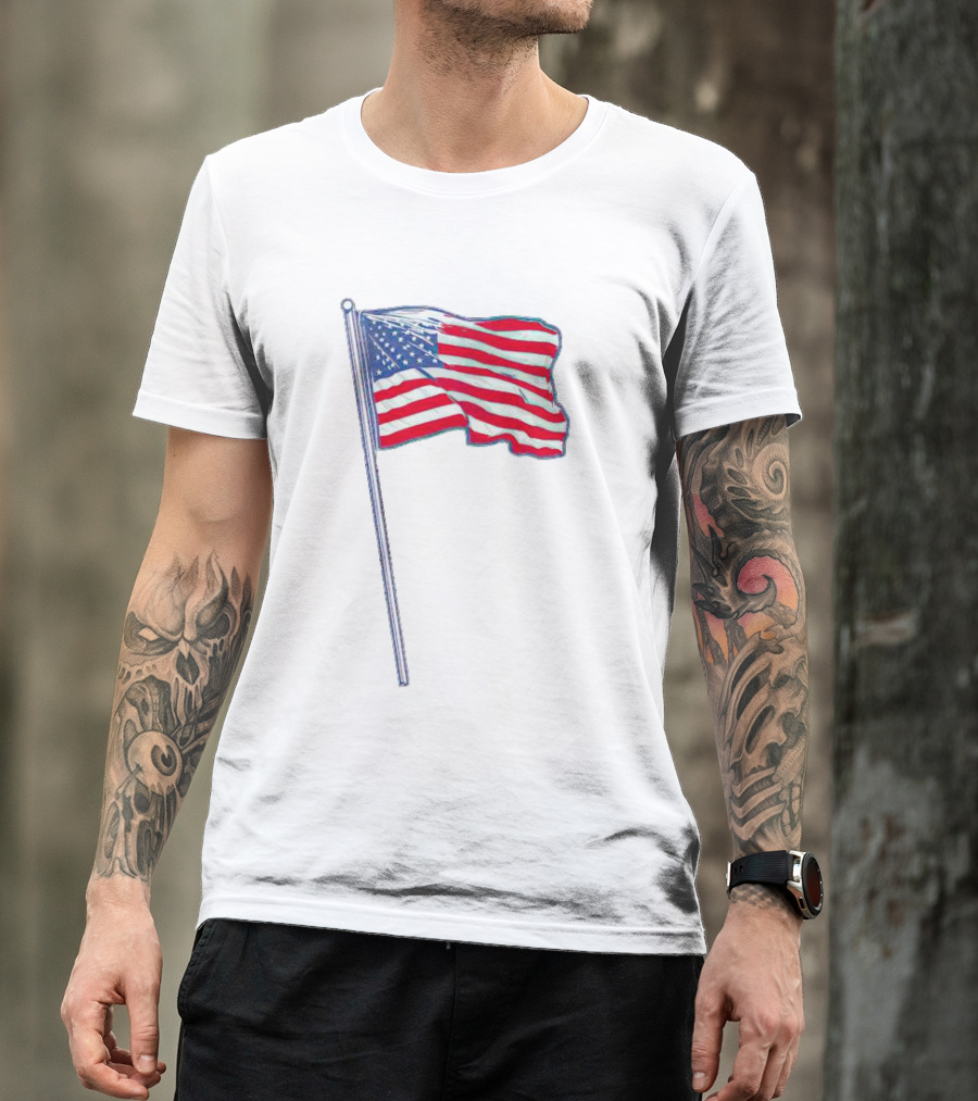 USA OOld Glory American Flag T-Shirt