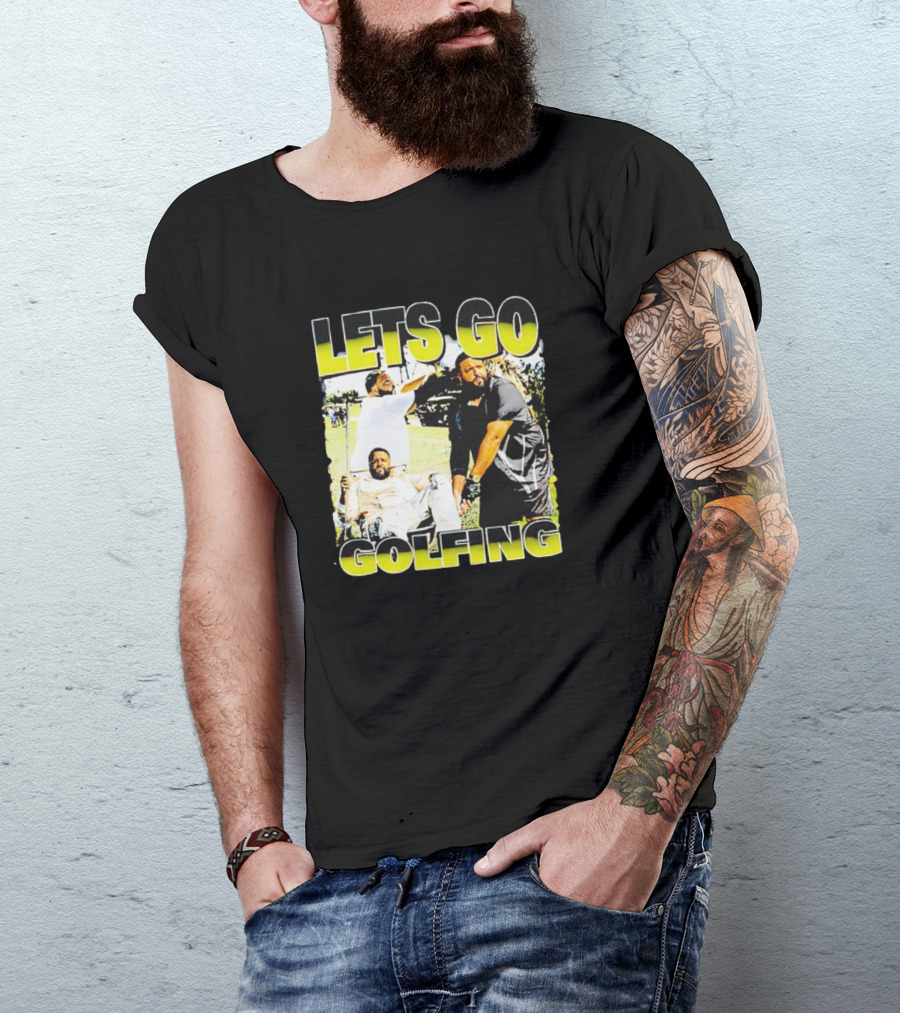 LETS GO GOLFING Golf Course Fun Time T-Shirt