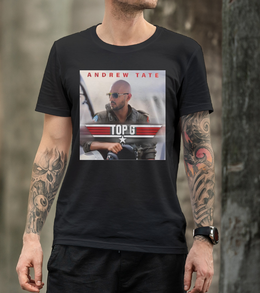 Andrew Tate Top G Pilot Aviator T-Shirt
