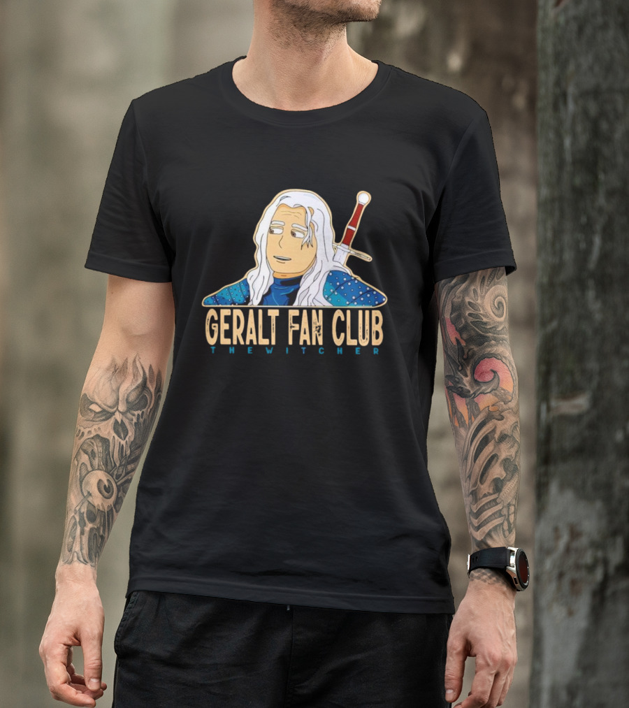 Geralt Fan Club The Witcher Anime T-Shirt