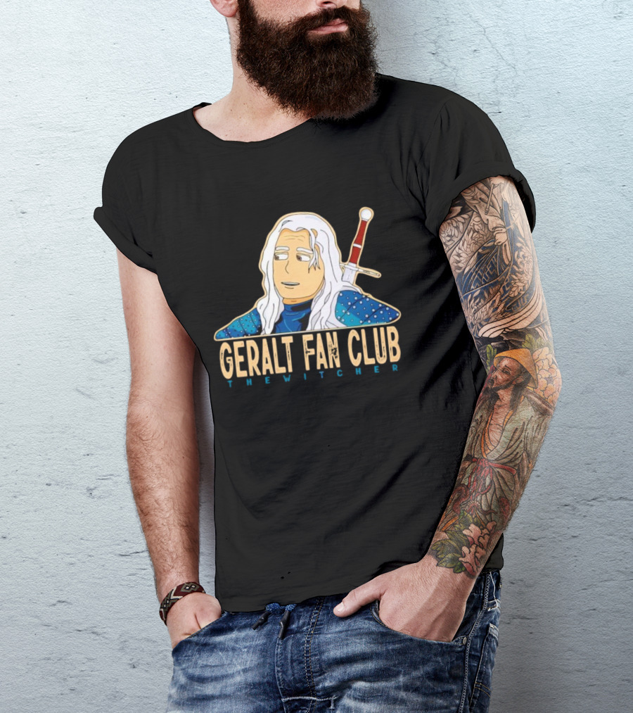 Geralt Fan Club The Witcher Anime T-Shirt
