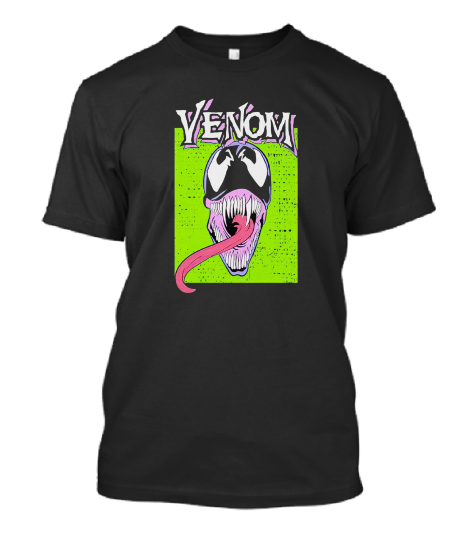 Venom Neon Green Pink Comics Marvel T-Shirt