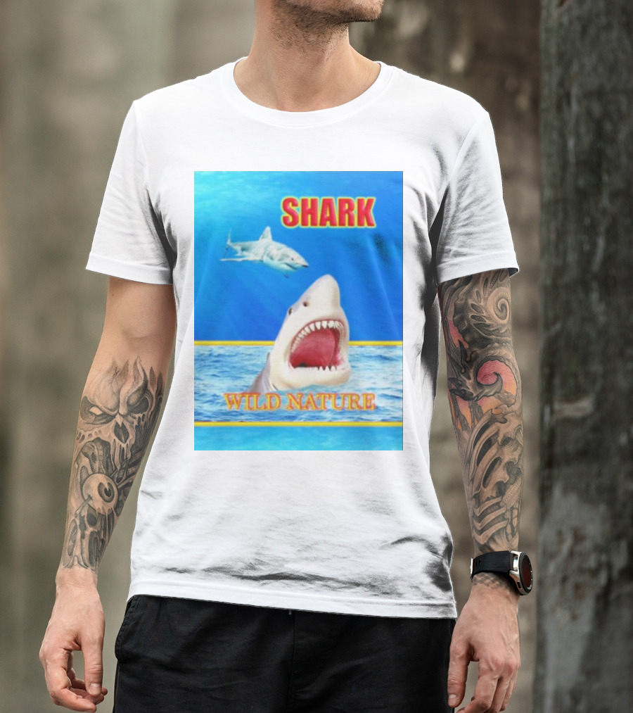 Shark Wild Nature Ocean Scene T-Shirt