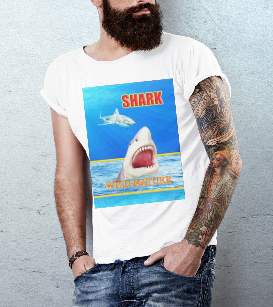 Shark Wild Nature Ocean Scene T-Shirt