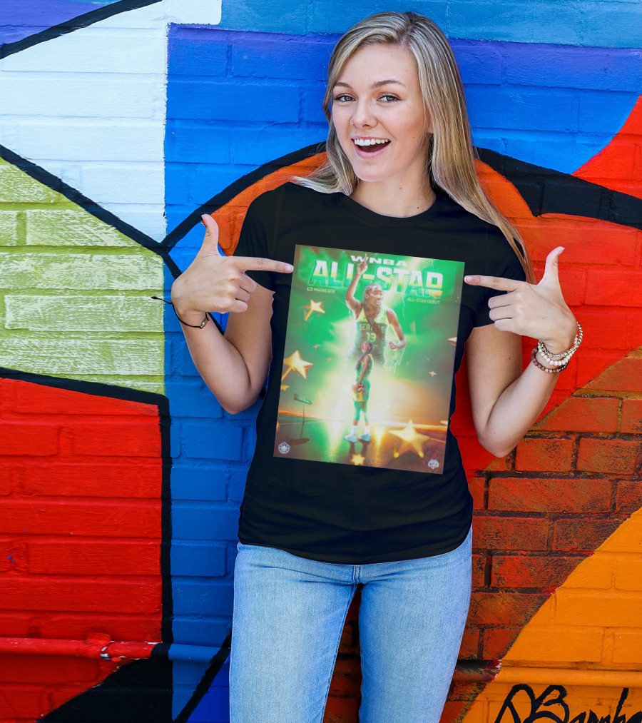 WNBA All-Star Ezi Magbegor Seattle All-Star Debut T-Shirt