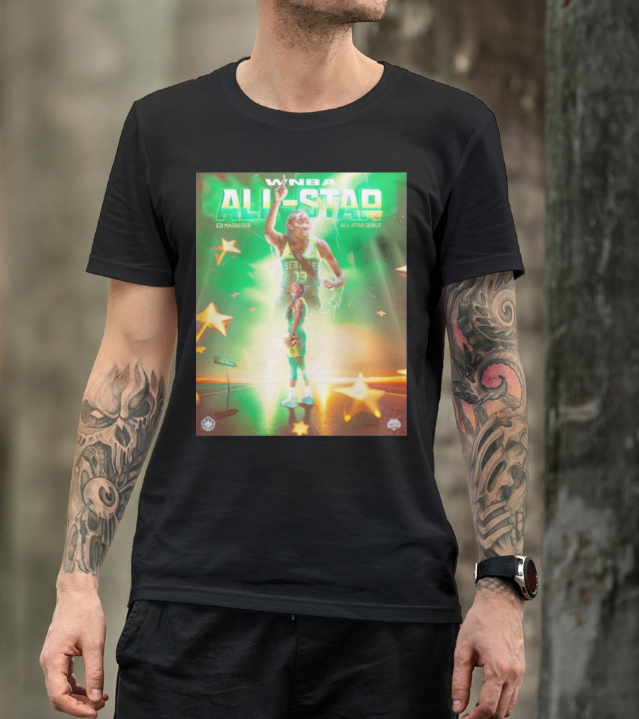 WNBA All-Star Ezi Magbegor Seattle All-Star Debut T-Shirt