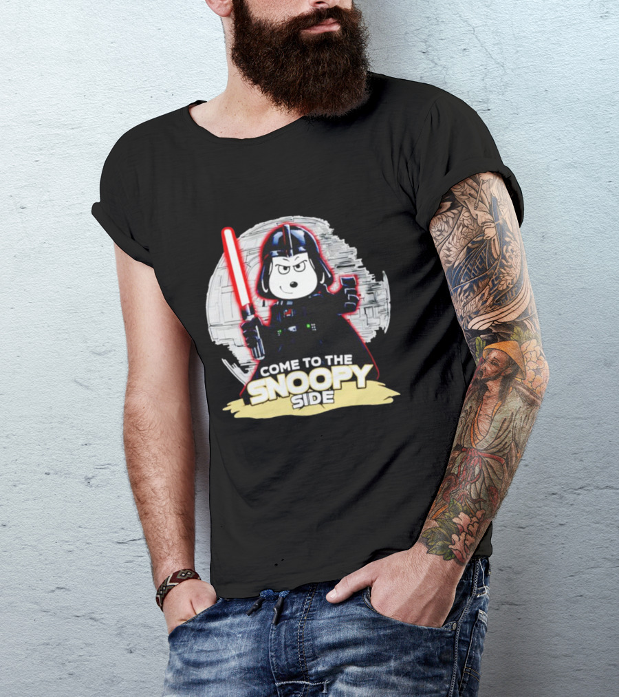 Come To The Snoopy Side Darth Vader Mashup T-Shirt