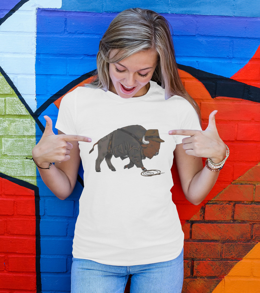 Buffalo Jones Cowboy Western Lasso Adventure T-Shirt