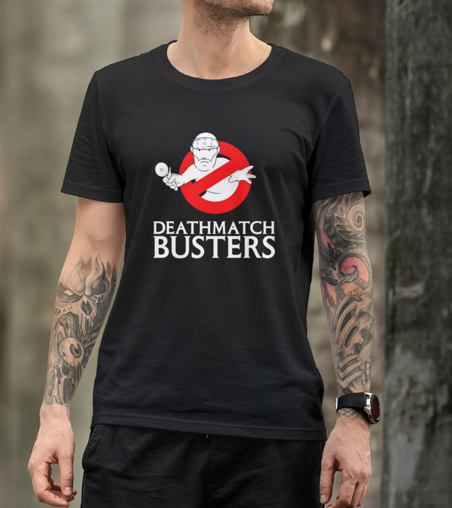 Matt Cardona Deathmatch Busters Ghostbusters T-Shirt