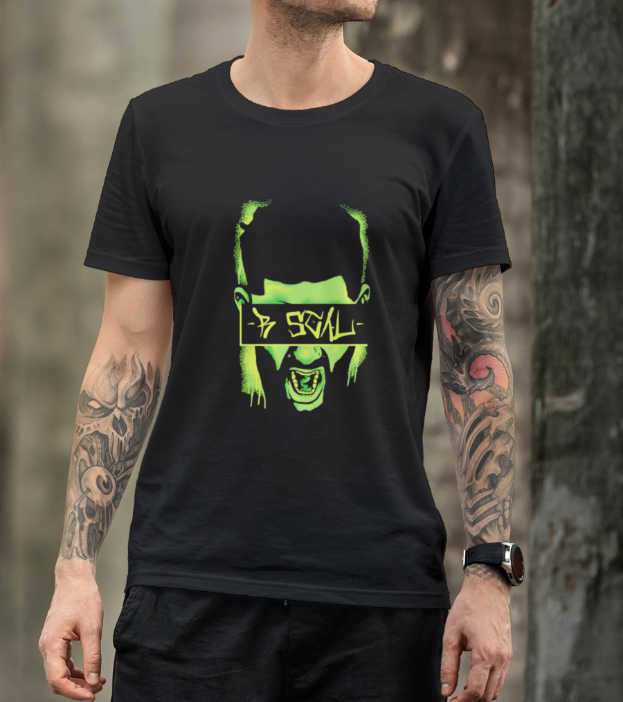 Trey Miguel Rascal Neon Face Scream T-Shirt