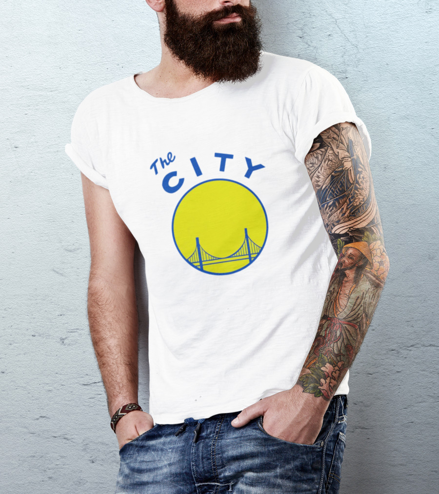 Warriors The City Golden Gate Bridge T-Shirt