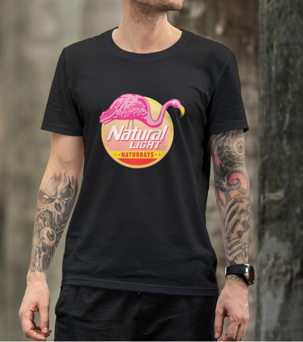 Natural Light Naturdays Flamingo T-Shirt