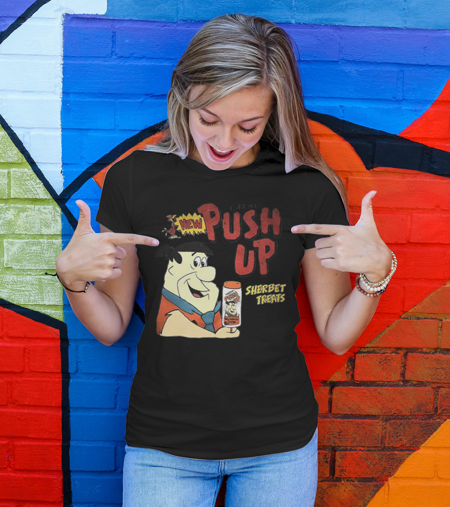 Fred Flintstone New Push Up Sherbet Treats T-Shirt