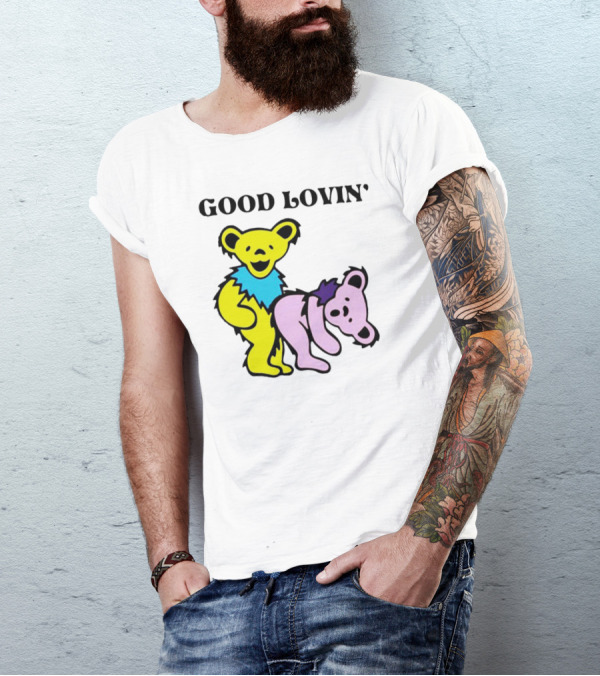 Grateful Dead Bears Good Lovin' Featuring Iconic Dancing Bears T-Shirt