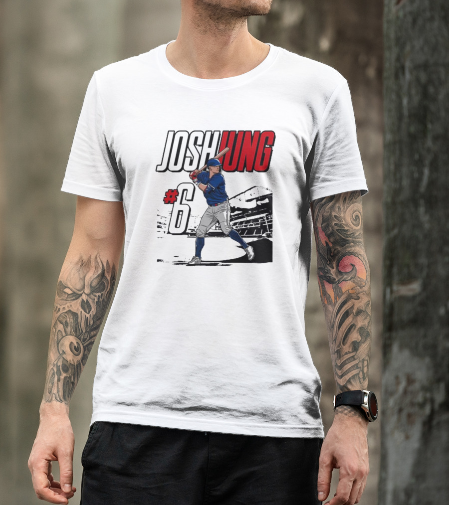 Josh Jung #6 Texas Baseball MVP Player T-Shirt