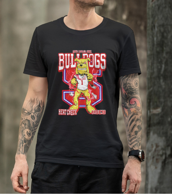 South Carolina State Bulldogs Heat Check HBCU Sports Mascot T-Shirt