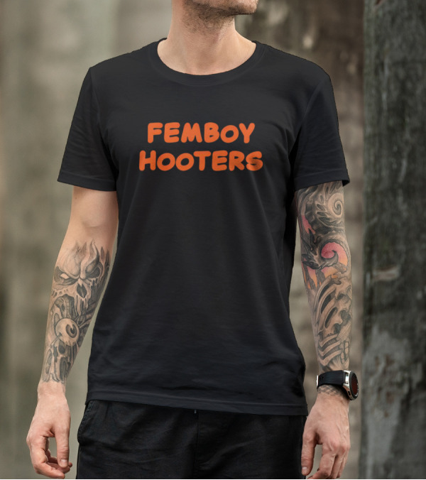 Femboy Hooters Meme Funny T-Shirt
