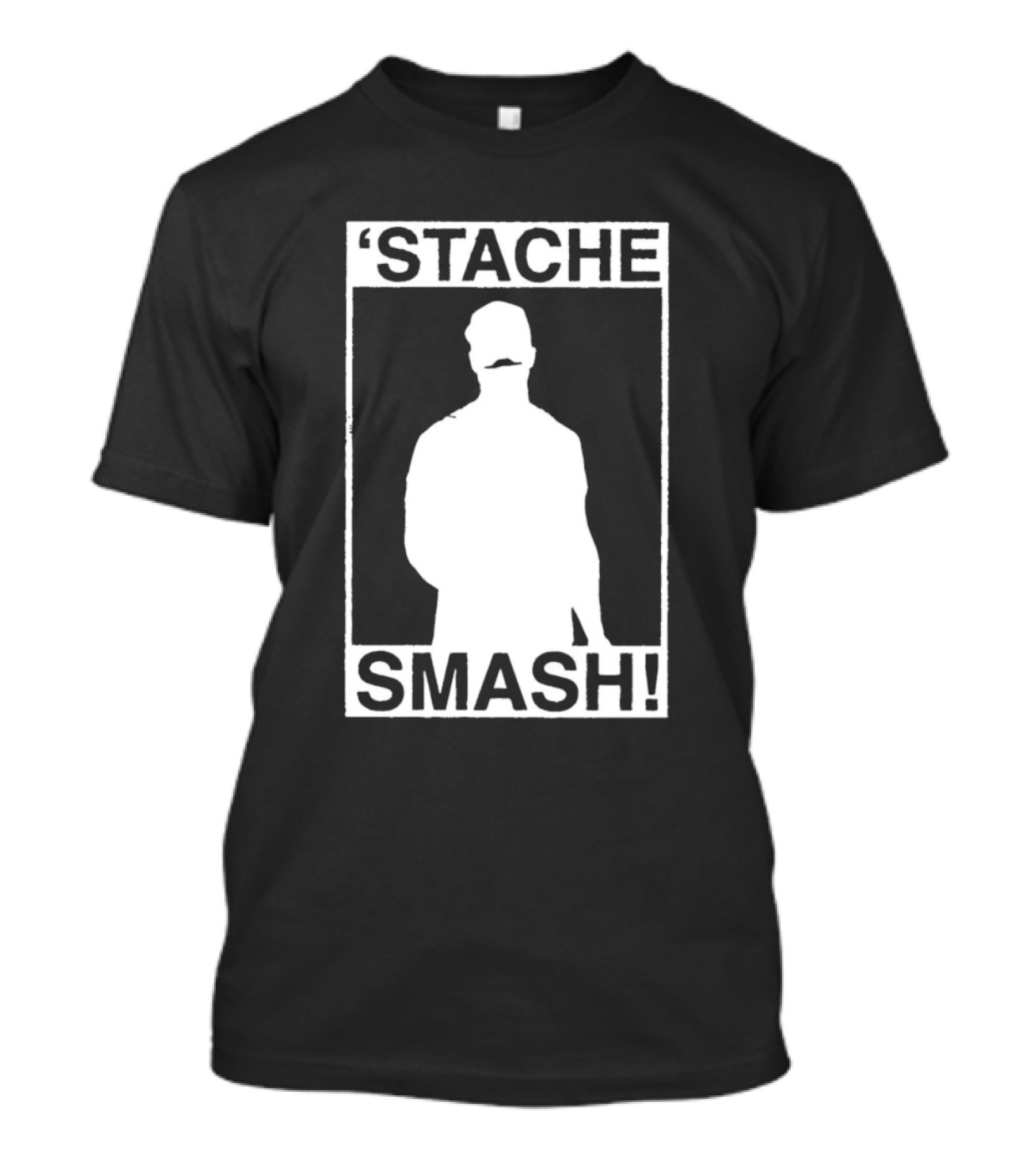 'Stache Smash Mustache T-Shirt