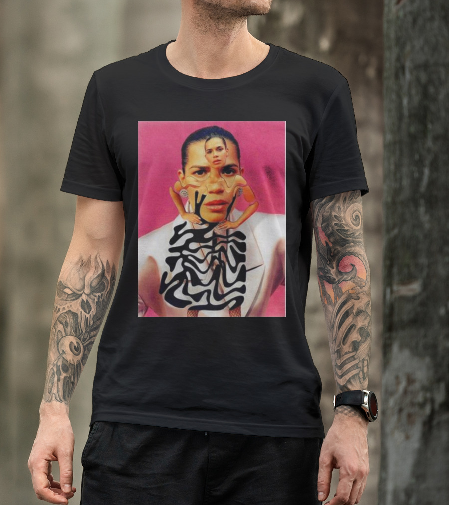 America Ferrera Abstract Portrait New T-Shirt