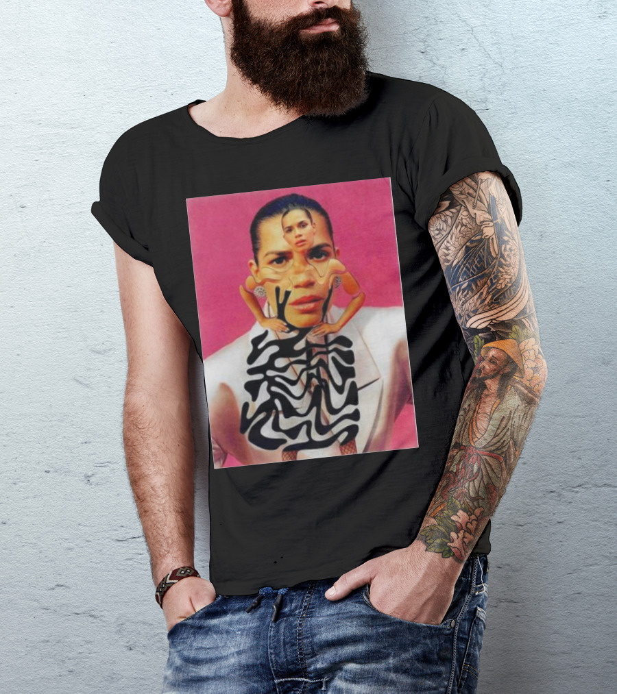 America Ferrera Abstract Portrait New T-Shirt