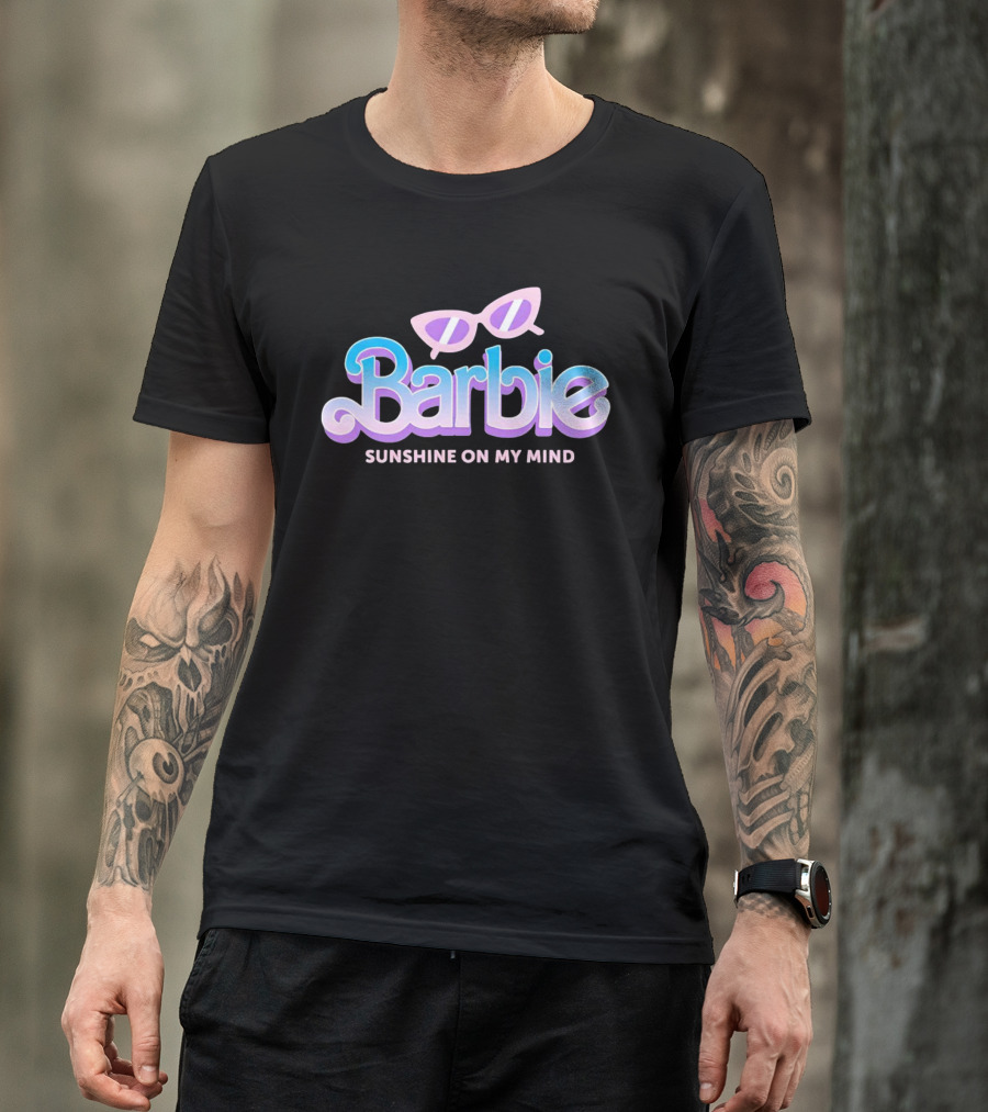 Barbie Sunshine On My Mind Sunglasses Retro Nostalgia T-Shirt