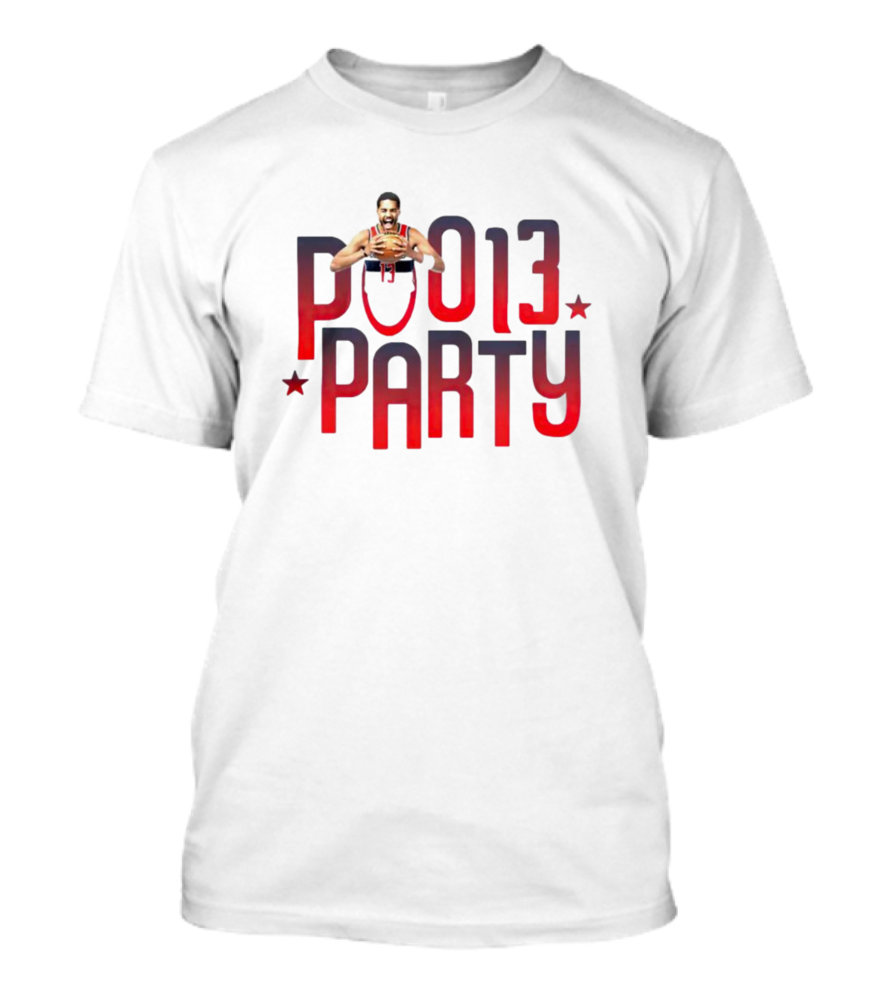Poole Party 03 Washington Wizards Basketball Jordan T-Shirt