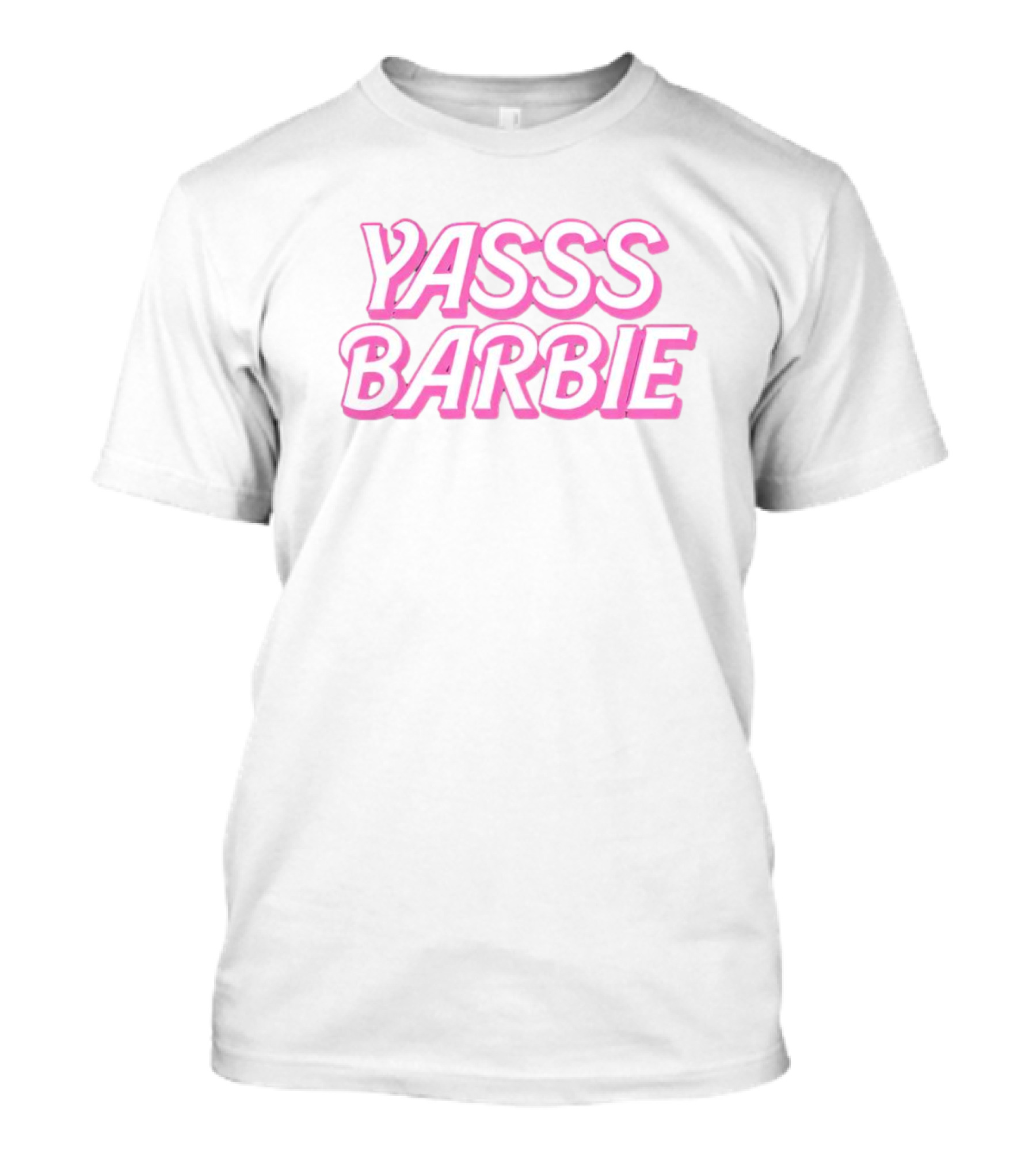 Yasss Barbie Logo Pink T-Shirt