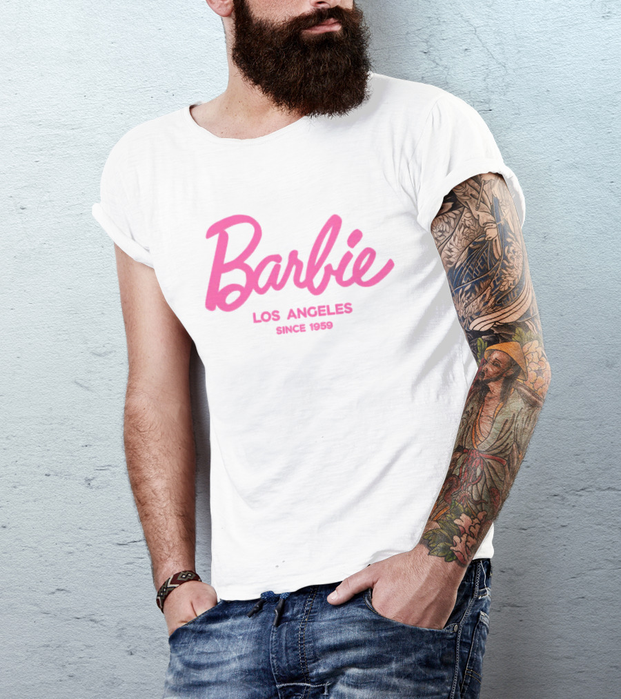Barbie Los Angeles Since 1959 Retro Pink T-Shirt