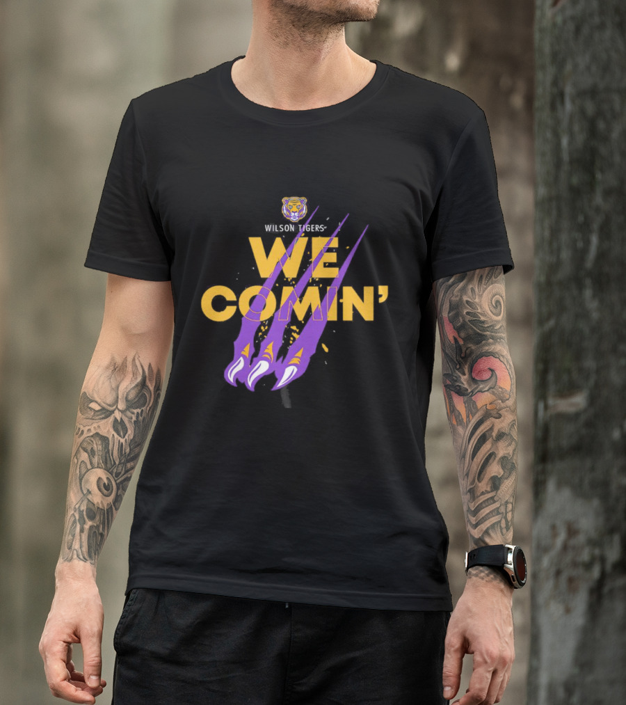 Wilson Tigers We Comin' Tiger Claw Marks T-Shirt